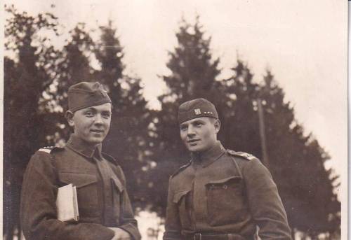 Photos from album of member of Artillery regiment 108th, which was located in Hranice na Moravě to 1