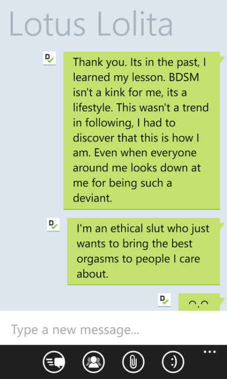 obsidian-blueblack:  I am proud of who and what I am. I won’t apologize anymore. And I certainly won’t let anyone else define me. I am a Caring Daddy Dominant. I am an ethical slut. I am happy. ⌒.⌒