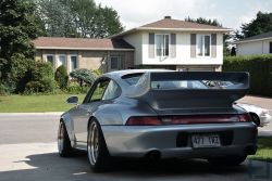 carsartandarchitecture:  shaffermatt:  carsartandarchitecture:  My neighbour’s car  I need better neighbors.  The guy is also building a 993 RS clubsport to spec