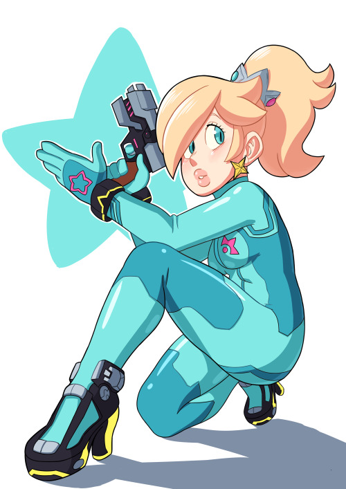 theolebravedraws:I finally got a copy of manga studio. It’s a pretty cool program but I need more practice. Anyway I drew a zero suit rosalina using it so here ya go