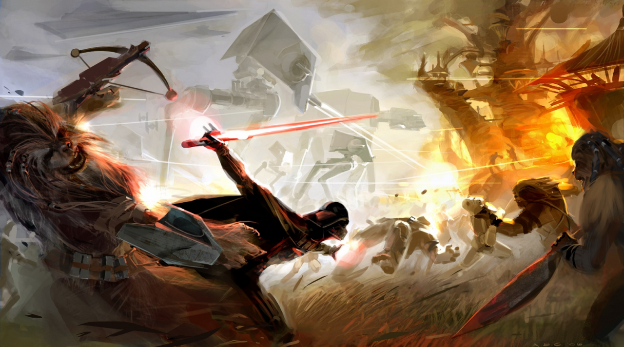 dehron:  Showcase: Amy Beth Christenson (http://www.artbyabc.com/) The Force Unleashed
