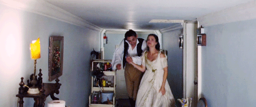robertownsend:jj being too tall for the servant’s hallway