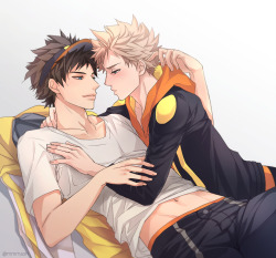 mmmaoh:  8.12.2016 - omg i drew more GoSpark… pouty Spark wants a kiss…. XD i’m killing myself with this ship guyssss i love it too muchhh  