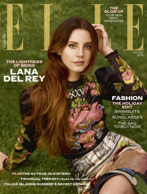 borntolana: Lana Del Rey covers ELLE UK.