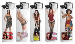 Lava-Is-Soft:  Lesbianese:  Oh My God A Spice Girl Lighter Set  If This Is Real I