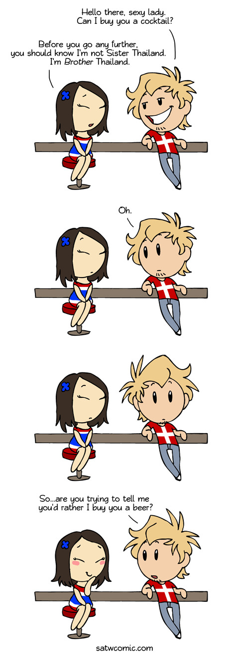 satwcomic:  No Surprise Denmark doesn’t care what you are. Only thing that matters