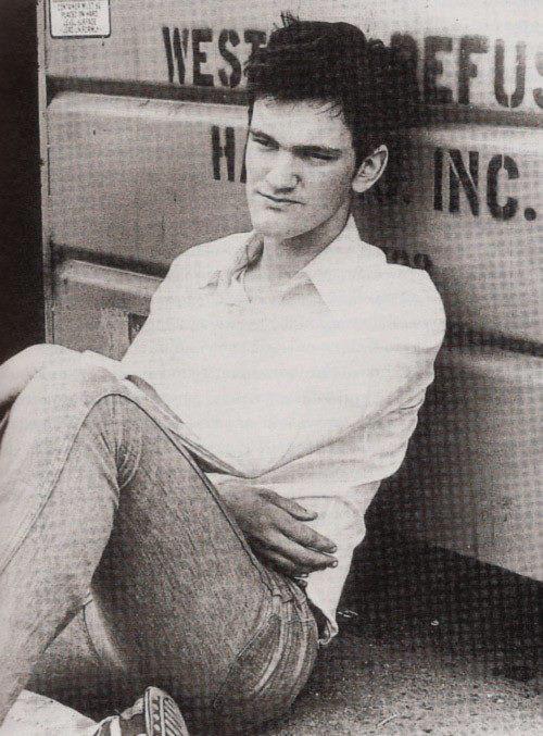 A young Quentin Tarantino