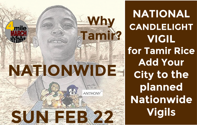 fergusonresponse:NATIONWIDE CANDLELIGHT VIGIL for TAMIR RICE SUN FEB 22nd Plan a