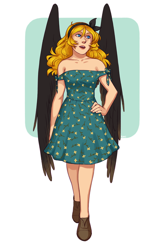 ramflega:  saw this cute dress while i was out today and it looks like something