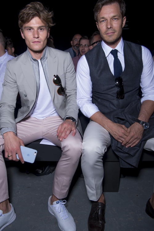 Front row at London Collections Men - Topman Design SS17 Show
