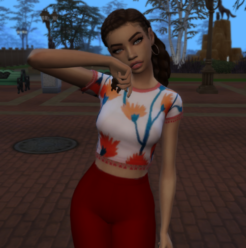 Nevaeh Cooley, she’s mostly maxis match &amp; it was a struggle to create her lol