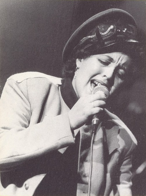 fuckyeahpolystyrene:Poly Styrene (scanned from the Live at the Roxy Club LP sleeve)