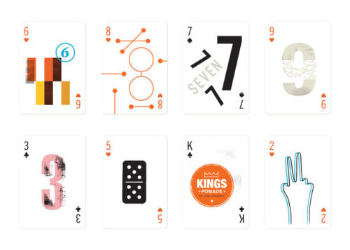 Playing cards with notable moments in art and design history, by Ryan Hewlett