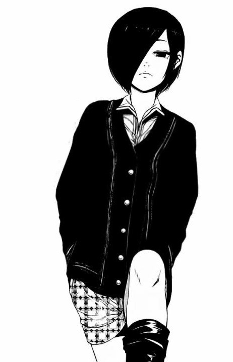 may-tomorrow-bring-me-happiness:  touka kirishima on We Heart It.