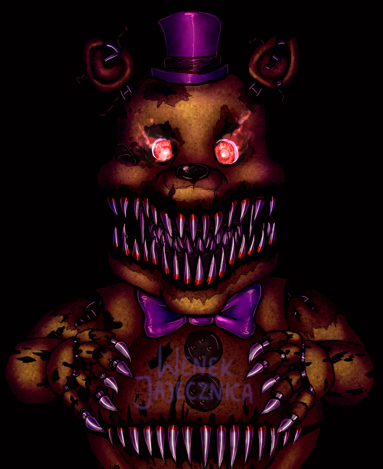 How awesome is this?! ~ Freddy - Nightmare Fredbear