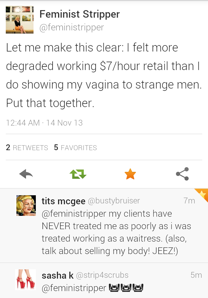foammm:  jessicamjordan:  stripstripsugar:  mrs-machiavelli:  oceaneyedsiren:  strippernotes: