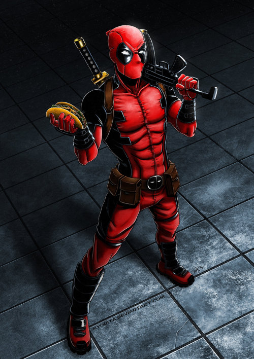 fuckyesdeadpool:  Deadpool by ryodita