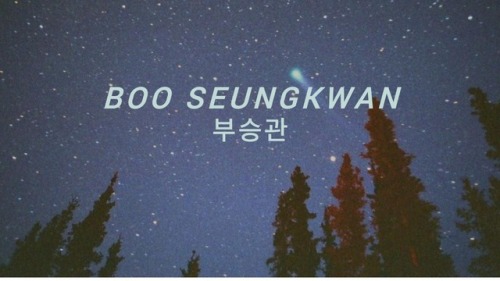 Seventeen Headers - Boo SeungkwanOther Members:Seungcheol / Jeonghan / Joshua / Jun / Hoshi / Wonwoo