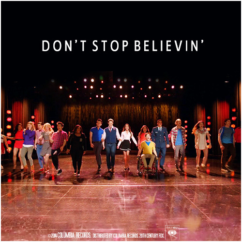 gleekingsongalbums:  5x13 New Directions | Don’t Stop Believin’ Alternative