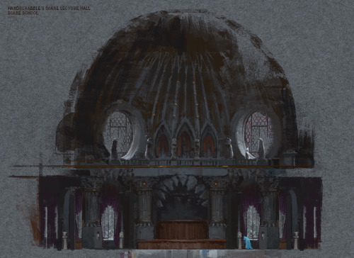 robertkondo:  Scare Classroom Exploration and Design for Monsters University. ©Disney/Pixar