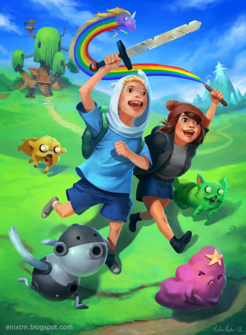 insanelygaming: Adventure Time Created by Mihai Radu