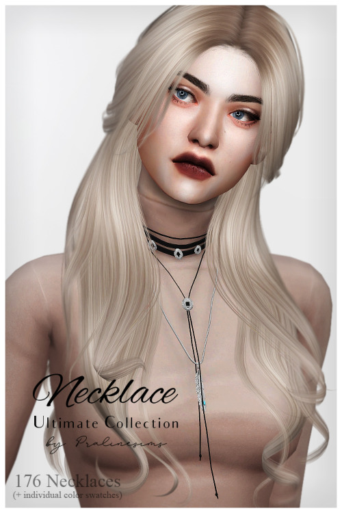 pralinesims: pralinesims: NECKLACE Ultimate Collection Finally got to publish all improved versions 