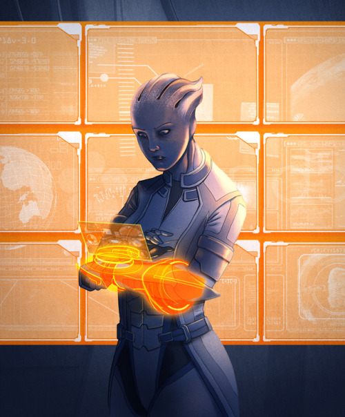 wildcard-24:Realized I’ve yet to post any Mass Effect art. Decided to fix that.Liara T’s