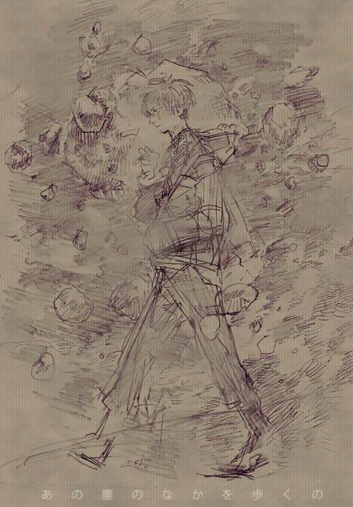 hooshangh:  『あの塵のなかを歩くの』(Ano-chiri-no-naka-wo-aruku-no / walk in the dust) this is my upcoming manga work, story about Mizuki in coma.Details will be announced in this Autumn. 