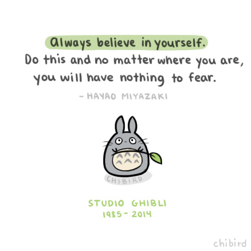 abrza:
“ chibird:
“ With much sadness, it was announced that Studio Ghibli will be shutting down its animation production department. Their films have been some of my favorites, and their characters have inspired me since childhood. Here’s to them...