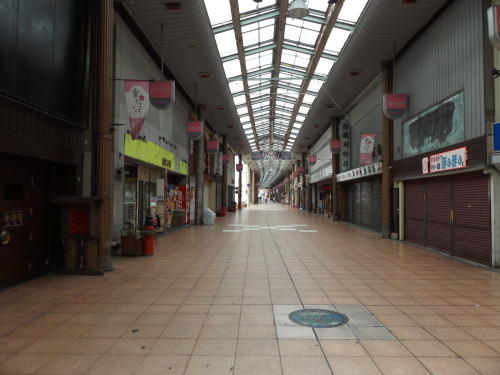 shopping arcade, Hofu, Yamaguchi, Japan