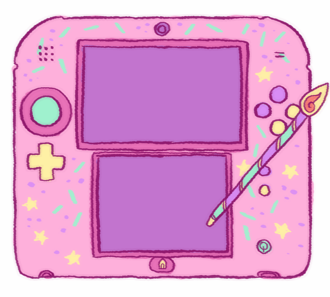 posturepain:  spookyturkey:  it was recently pointed out to me that the 2DS kinda