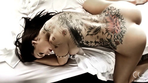 toohotinkgirls: Source:Tattooed Angels Nude 8toohotinkgirls