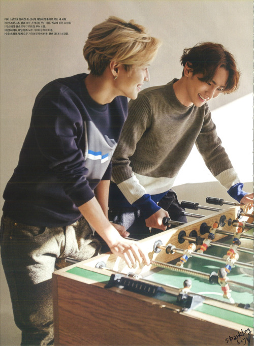 fy-taekey: (scan) taemin &amp; key for ‘cosmopolitan’ february &lsquo;16 issue (