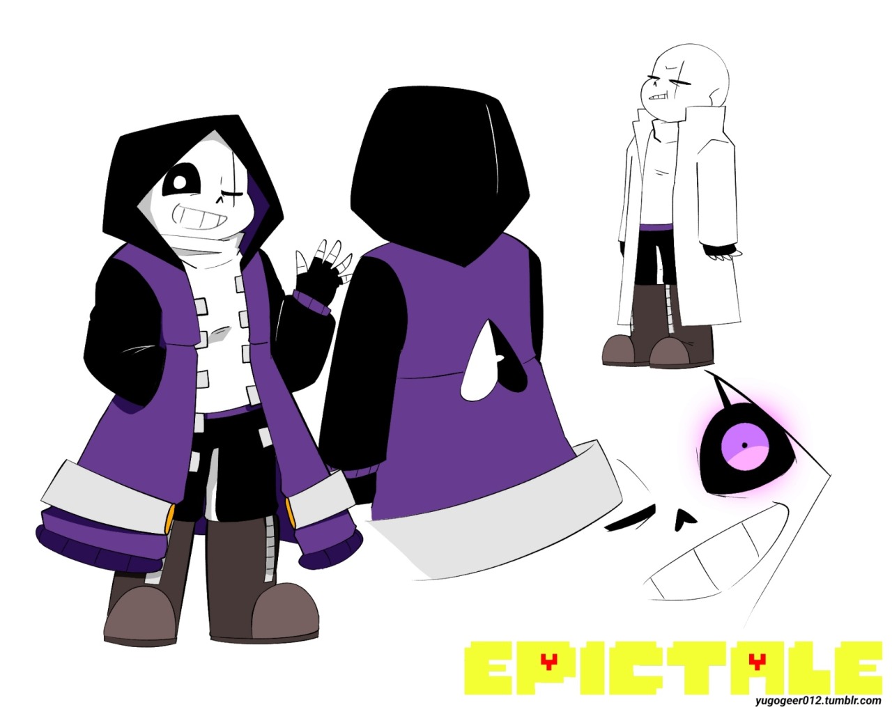 Revolvius' Realm : Epic!Sans by @yugogeer012 Cross!Sans by