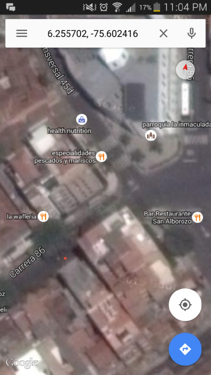 That red dot is my exhusband’s location in Medillin, Colombia. His building’s name is La Florista. He is on the 8th flr.  He has not spoken to my daughter since she was 4. Not sent her 1 birthday or xmas card since she was born. He owes over
