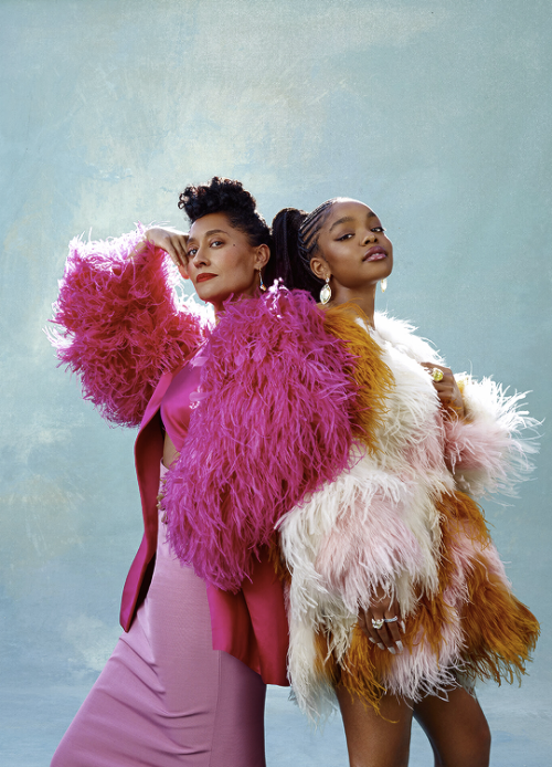 breathtakingqueens: TRACEE ELLIS ROSS & MARSAI MARTINEbony Magazine (March 2022)