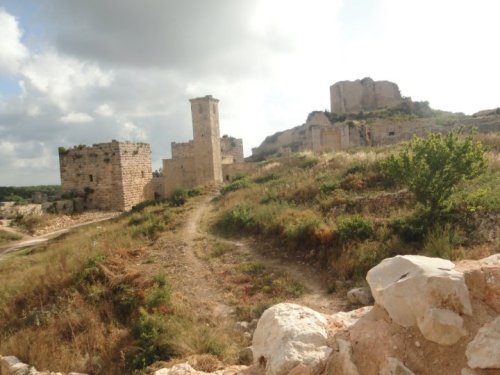 The Castle of Salah Ed-Din (Qal’at Salah Ed-Din), Al-Haffeh, Latakia, Syria (2010)قلعة صلاح الدين، ا