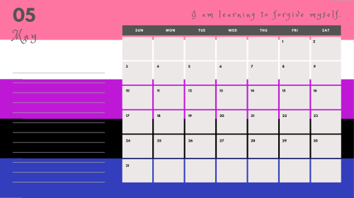 queerplatonicpositivity: [ ID: Several versions of a May 2020 calendar with “05 May” at 