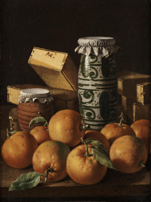 Still Life with Oranges, Jars and Boxes of Sweets, by Luis Egidio Meléndez, Kimbell Art Museum, Fort