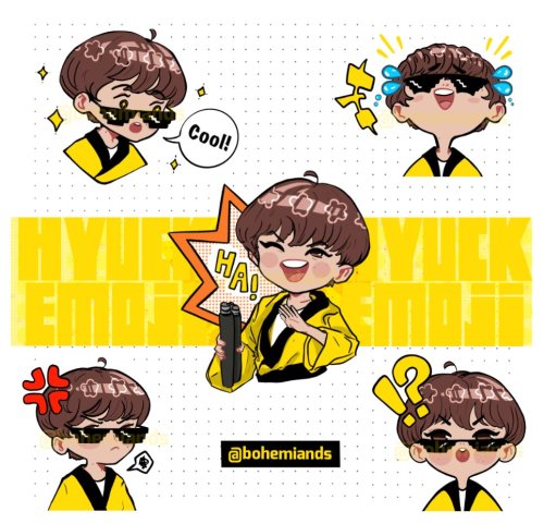 Hyuckiemojis ☀️ || Search: &ldquo;bohemiands&rdquo; for gifs on insta stories