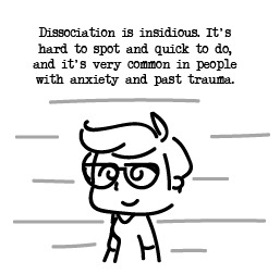 letsgetuncomfortablepod:Dissociation! It’s really hard to define, and it’s even more difficult to no