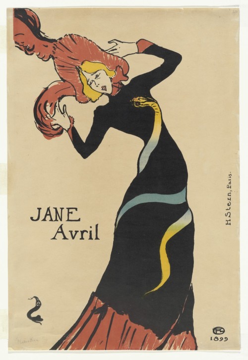 artist-lautrec: Jane Avril, Henri de Toulouse-Lautrec, 1899, MoMA: Drawings and PrintsGift of Abby A