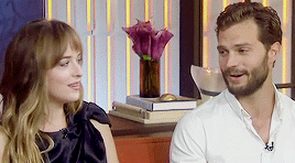 50shades:  “Dakota is great fun… she is funny and we sort of instantly had like
