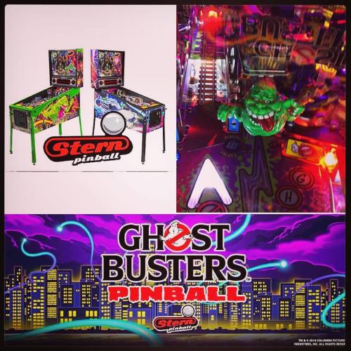 Tonite!! Join us at 5pm for our @sternpinball GHOSTBUSTERS Launch #party - 2 machines on location fo