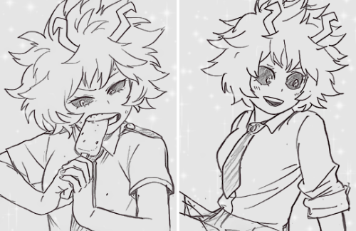 kilruas:✩ Ashido Mina ⋆ 芦戸三奈 + Horikoshi’s Sketches ✩