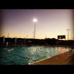 It&rsquo;s what you would call a delicious night in the east bay!  (at Heritage High School Swimming Pool)