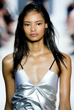 pellucidus:  Malaika Firth at Paco Rabanne