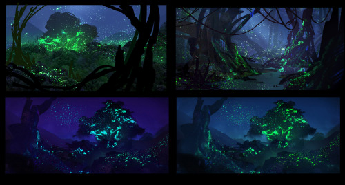 some behind the scenes stuff! environment design - from sketching to final concept.