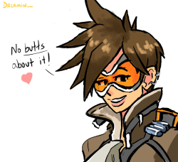 Dreaminerryday:  Tracer And Butt 