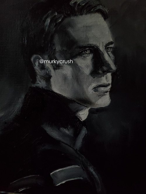 murkycrush: A collection of my Steve Rogers oil paintings Support me on Ko-fi | Print Shop | Commiss